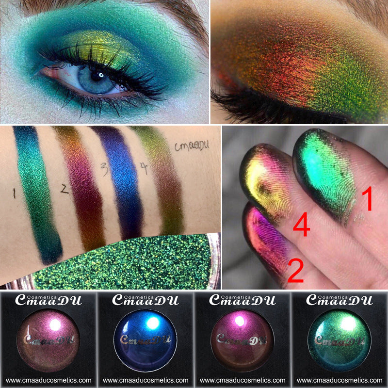 Sombra de ojos con cambio de luz camaleón