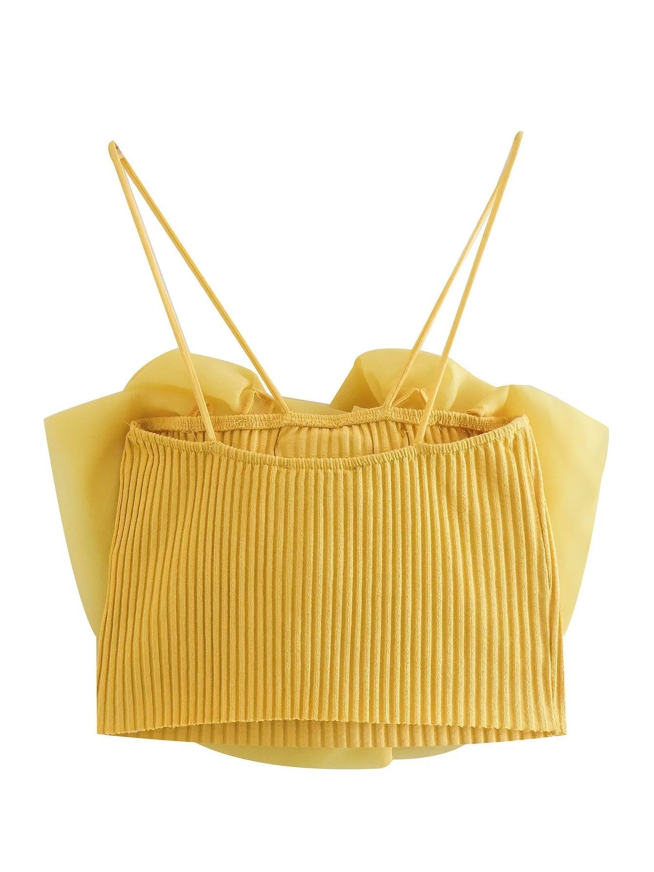 Haut décoratif à fleurs en organza transparent pour femme