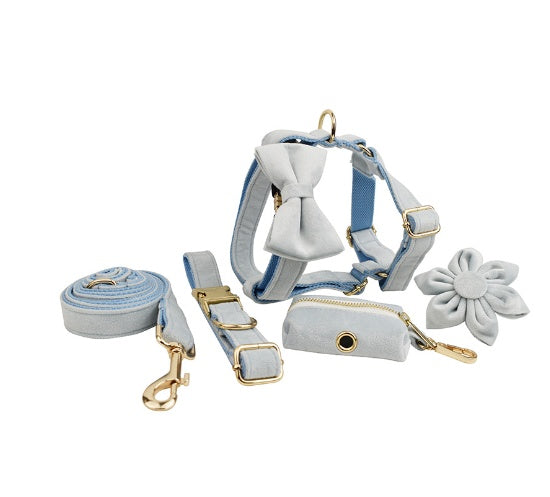 Collar para mascotas, tela para perros, terciopelo