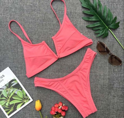 Bikini Traje de baño opcional multicolor sexy
