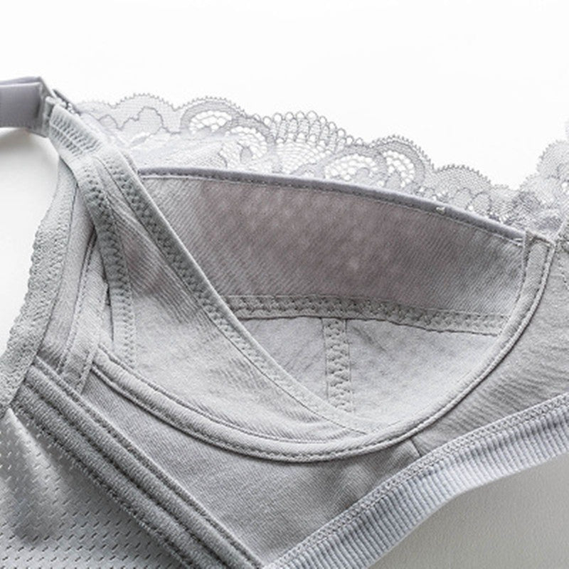 Soutien-gorge d'allaitement en dentelle grande taille