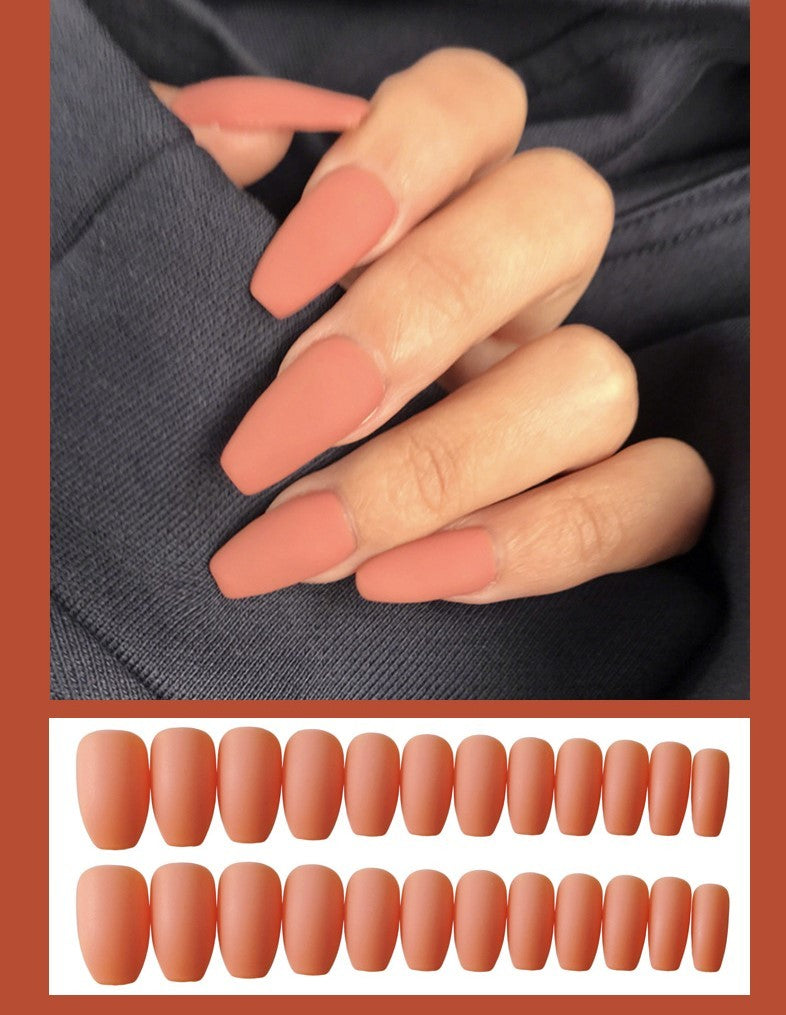 Uñas de ballet esmeriladas