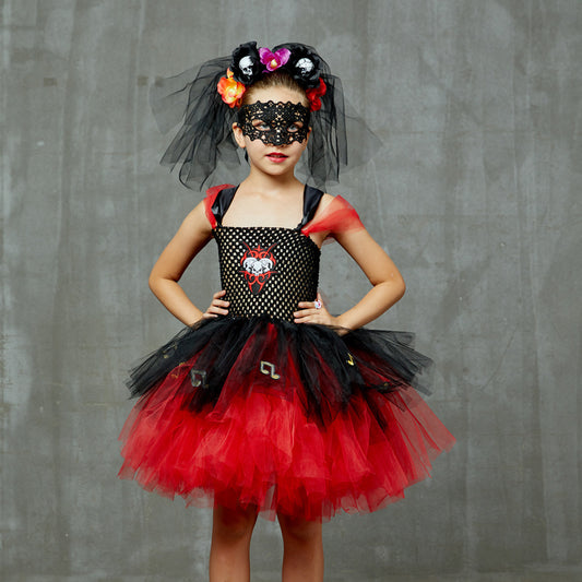 Costume d'Halloween horreur amour spirituel perdu pièce de théâtre vampire démon robe