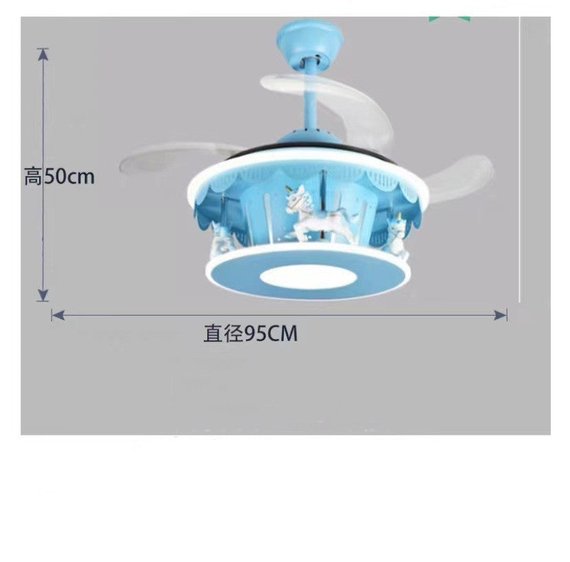 Plafonnier rotatif pour chambre d'enfant ou de fille