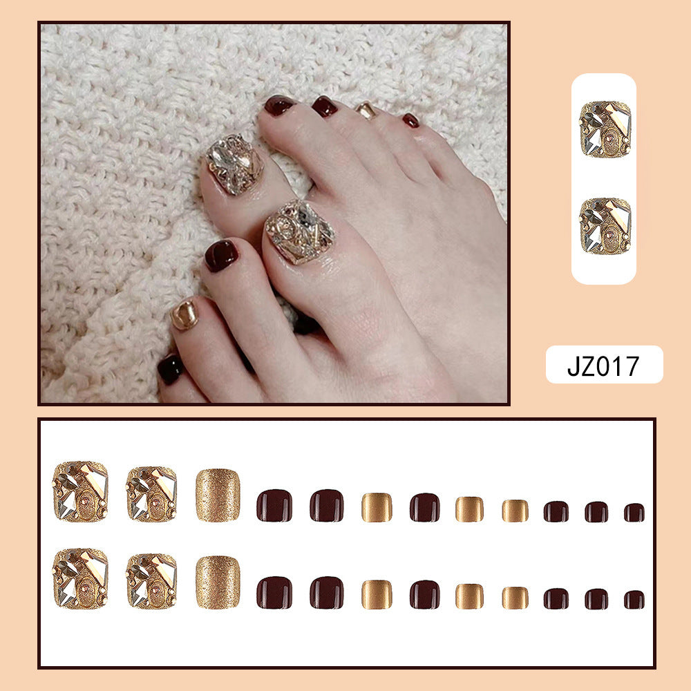 Patch d'ongles élégant et luxueux pour l'entrée estivale