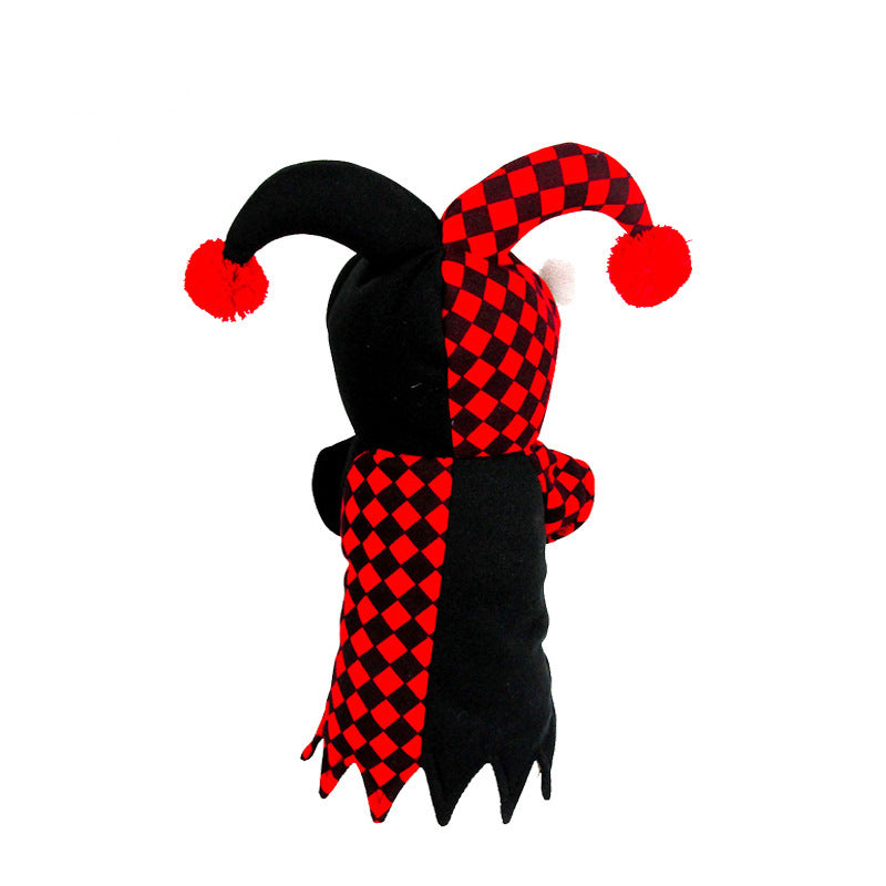 Costume de clown drôle d'Halloween pour chien et chat