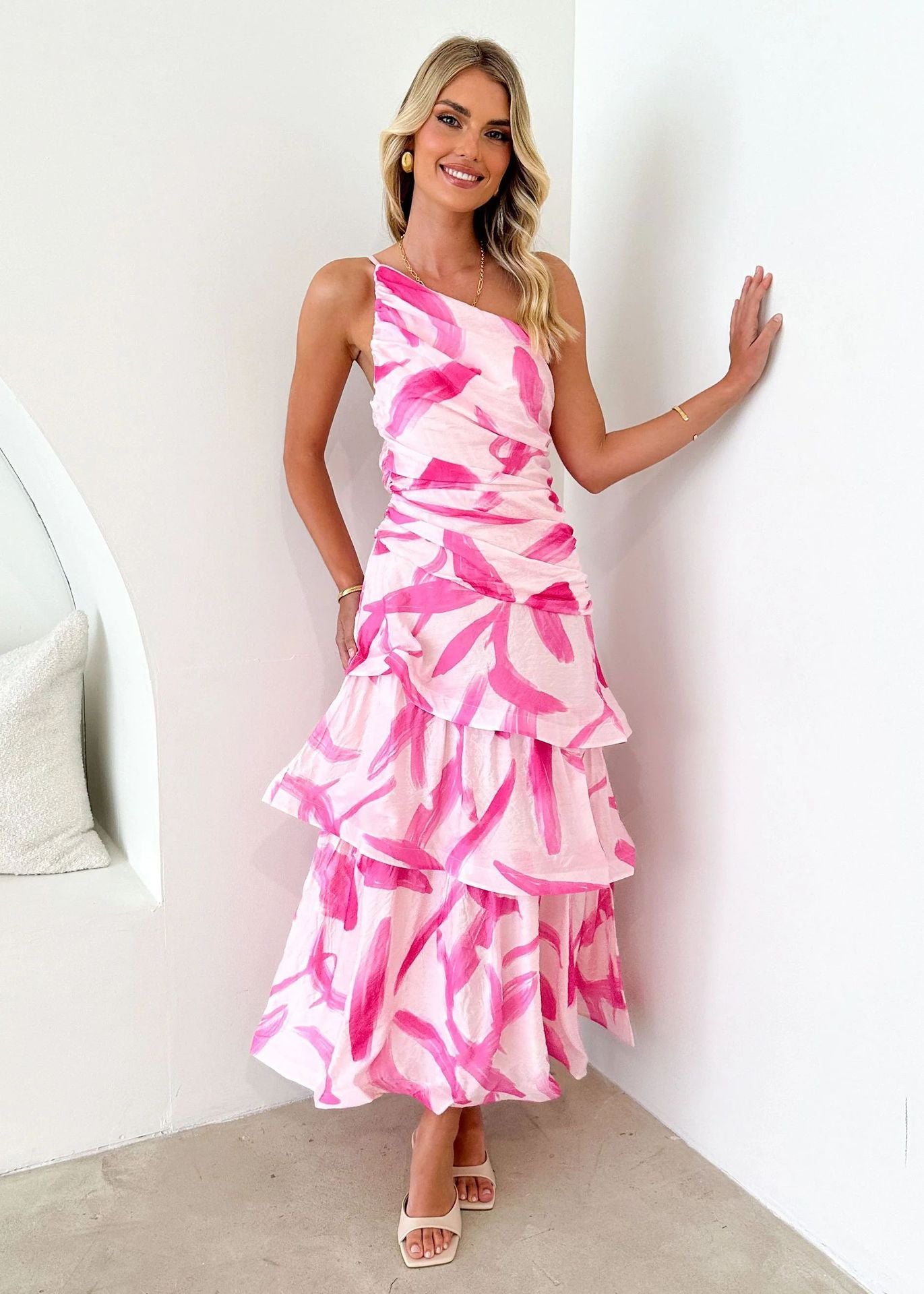 Solid Color Sexy Sling Dress