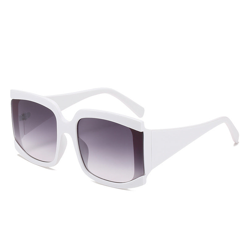 Gafas de sol cuadradas con montura grande Gafas de sol de tendencia de moda