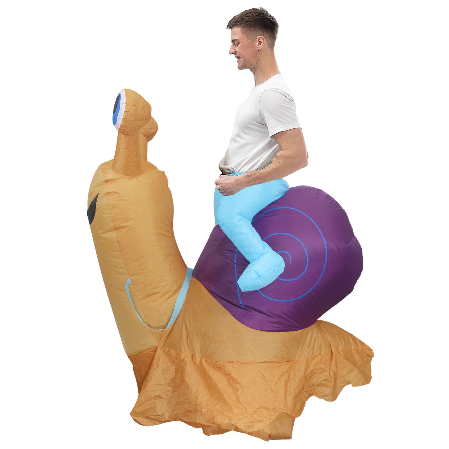 Déguisement d'Halloween, déguisement gonflable en forme d'escargot, accessoire de maquillage amusant pour fête