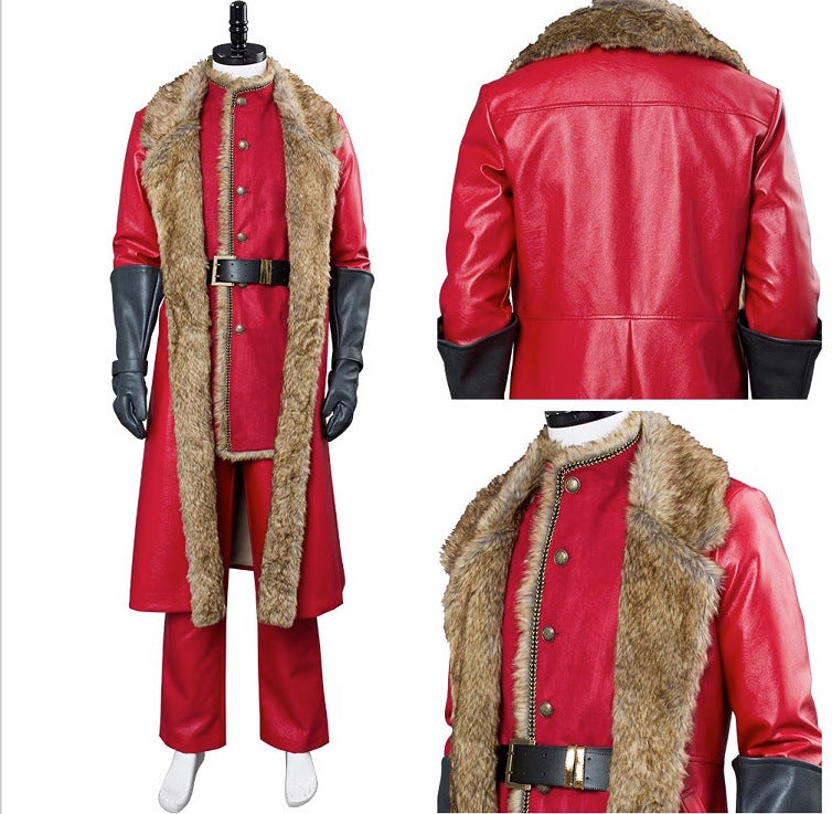 Costume de performance du Père Noël de l'équipe d'urgence