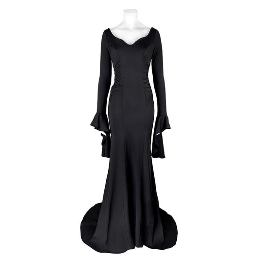 Cadeau de vêtements de performance d'Halloween Morticia Addams