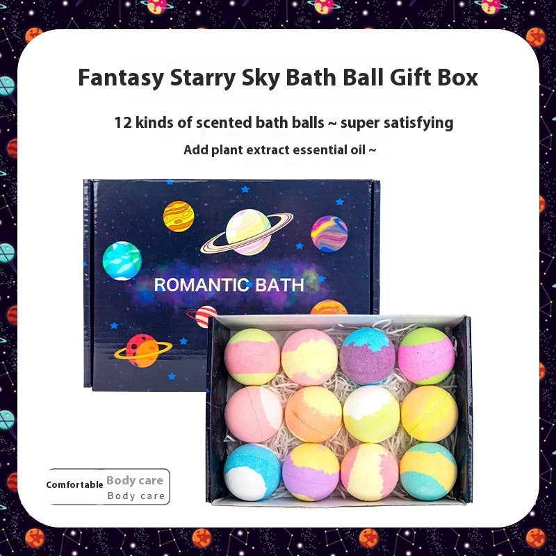 Juego de cajas de sal de baño Starry Sky Bath