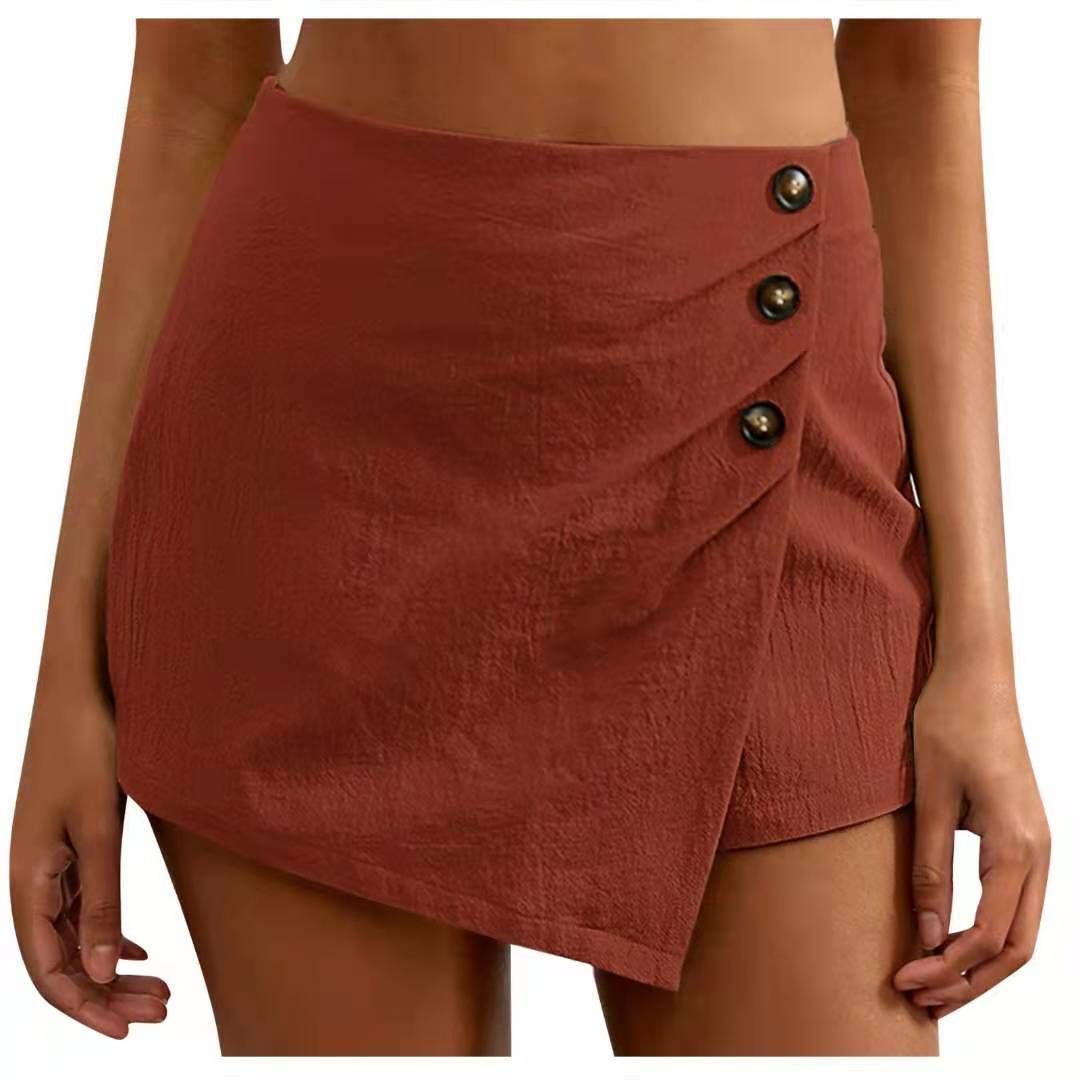 Falda irregular de temperamento viajero