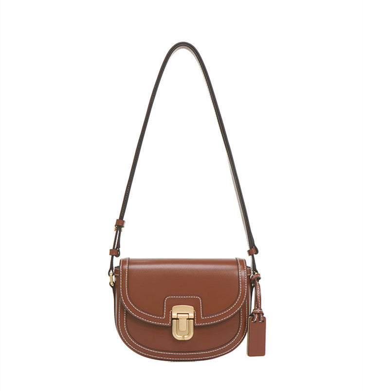 New Saddle Bag Commuter Shoulder Canvas Contrast Color Square Bag