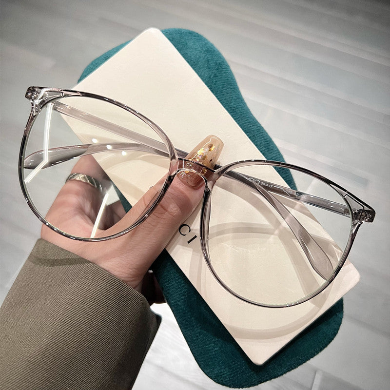 Gafas TR ultraligeras con montura grande, miopes, anti-rayos azules