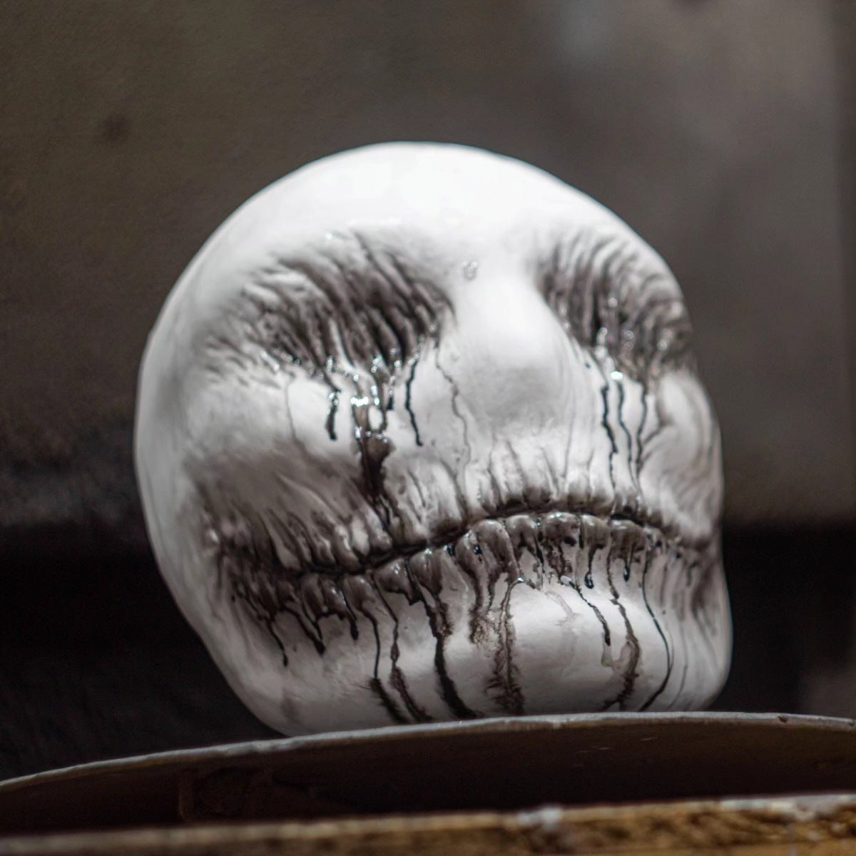 Masque fantôme en latex pour Halloween, déguisement d'horreur pour fête costumée