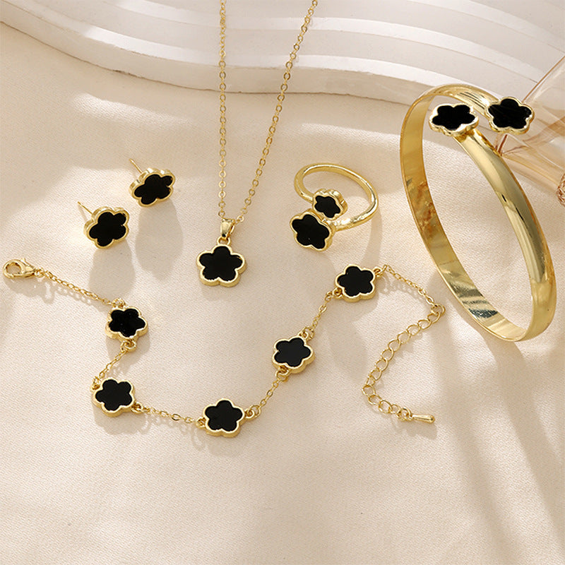 Joyas Traje Acrílico Pulsera Collar Anillo Pendientes