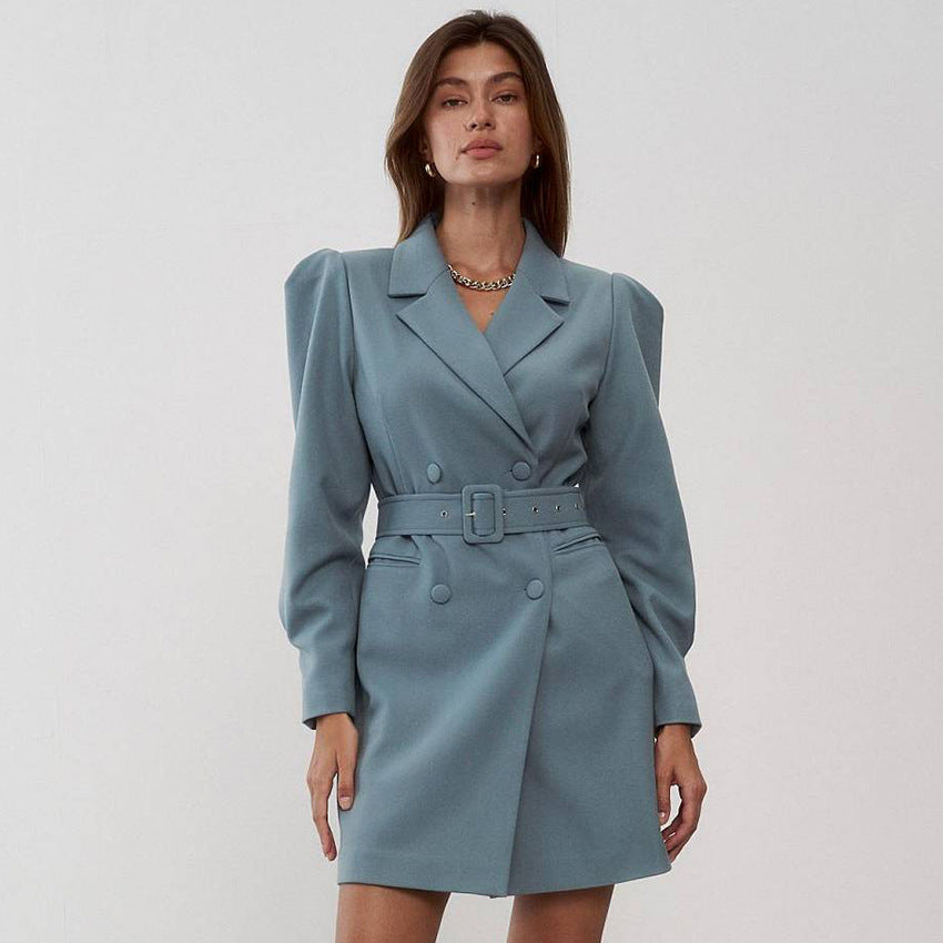 French Style Business Suit And Dress Waist-tight Temperament Wild