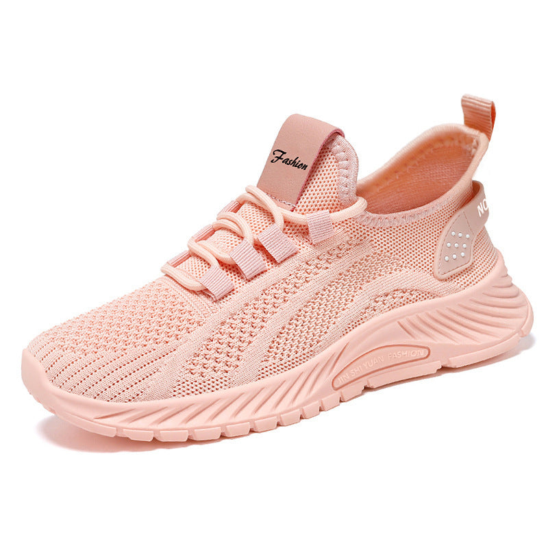 Zapatillas deportivas transpirables Flyknit informales de moda de verano para mujer