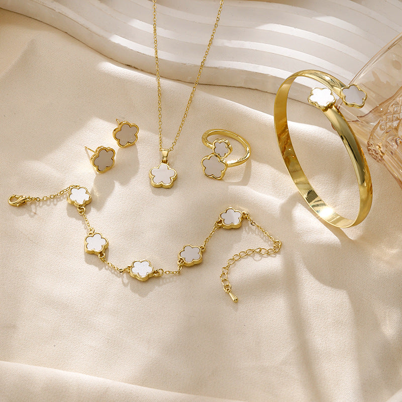 Joyas Traje Acrílico Pulsera Collar Anillo Pendientes