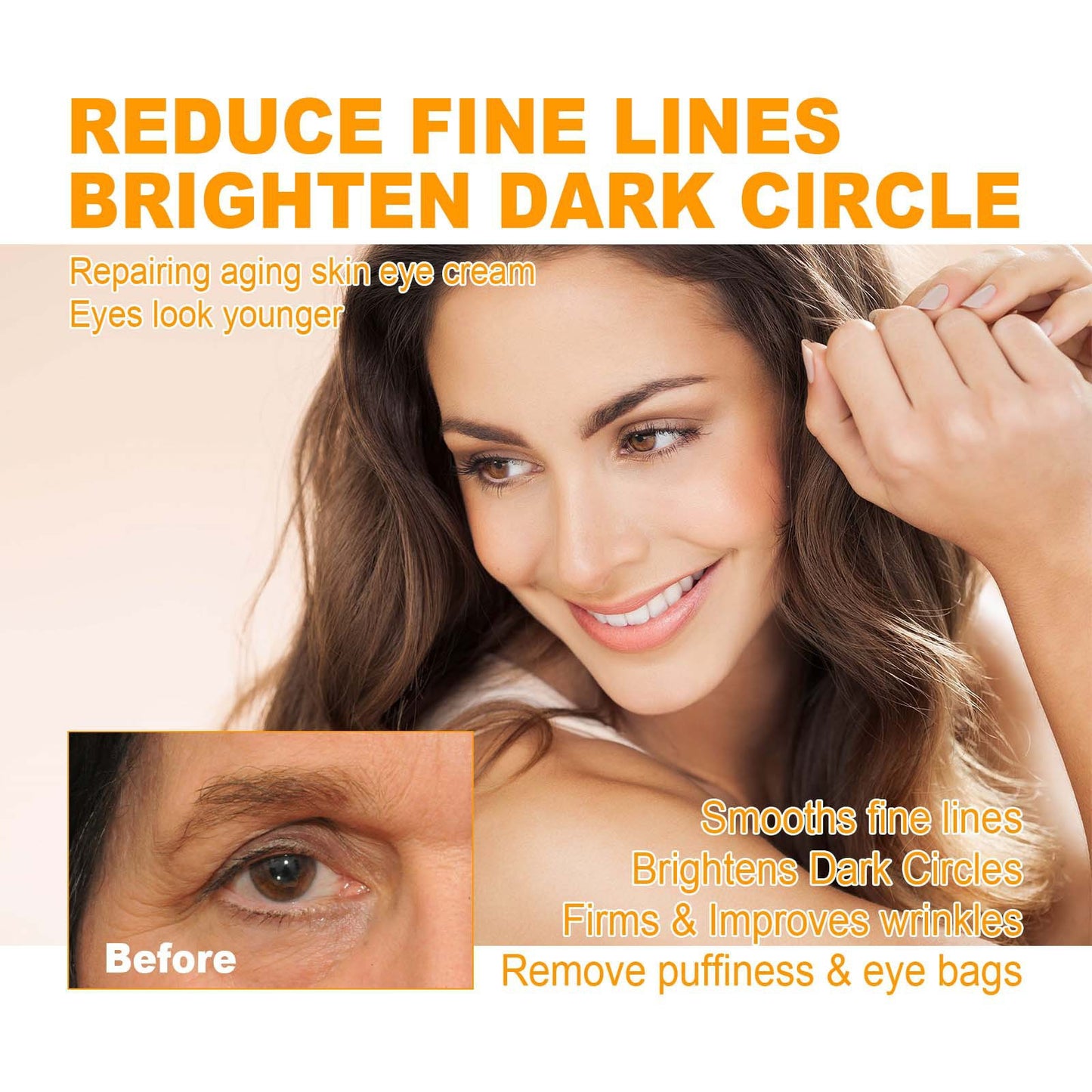 Gel hydratant pour les yeux raffermissant et lissant