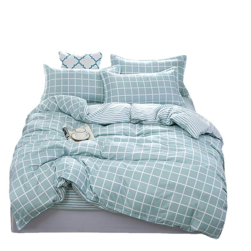 Ropa de cama Juego de cuatro piezas Sábana Funda de edredón