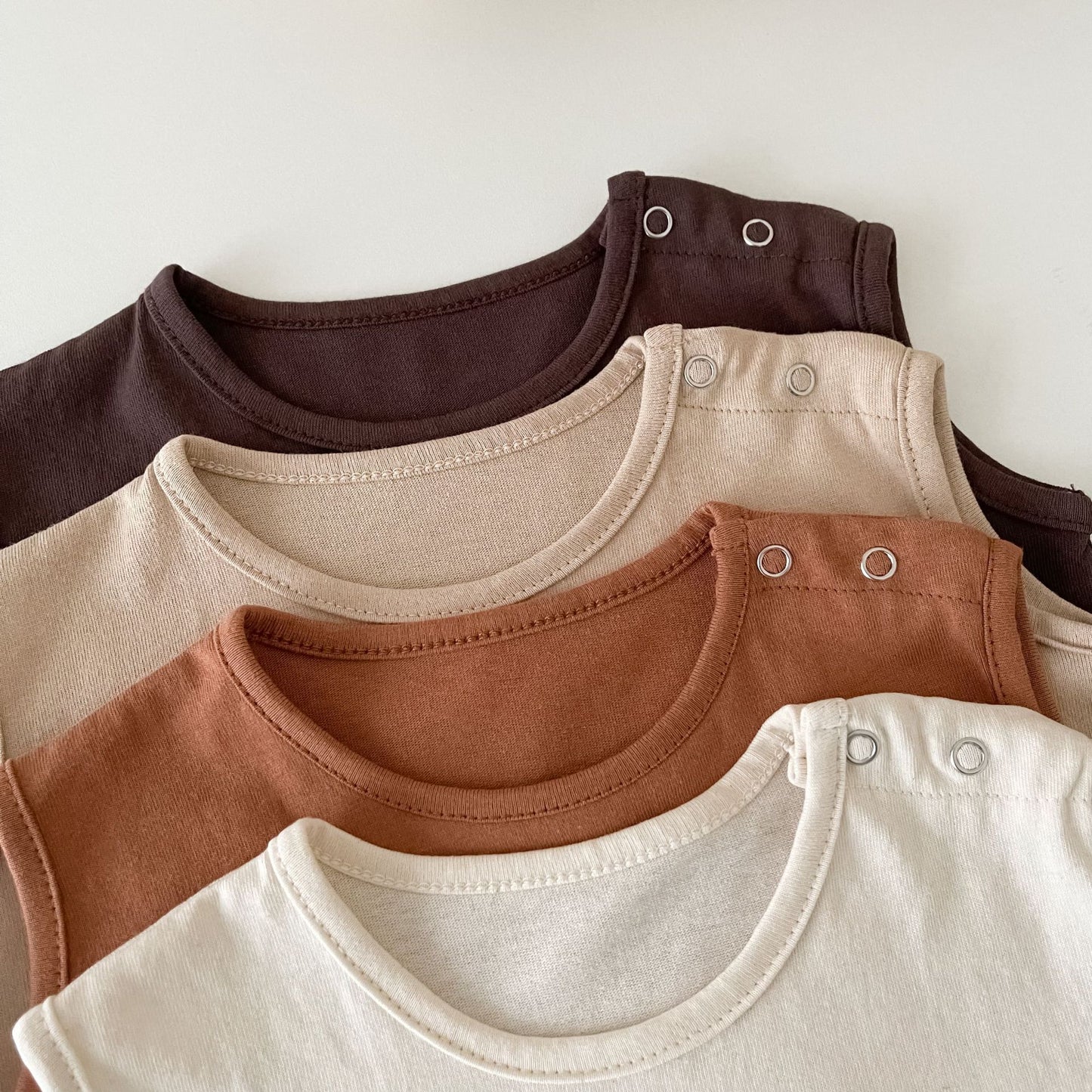 Conjunto de dos piezas de chaleco Simple Ins, deportes de estilo nórdico infantil