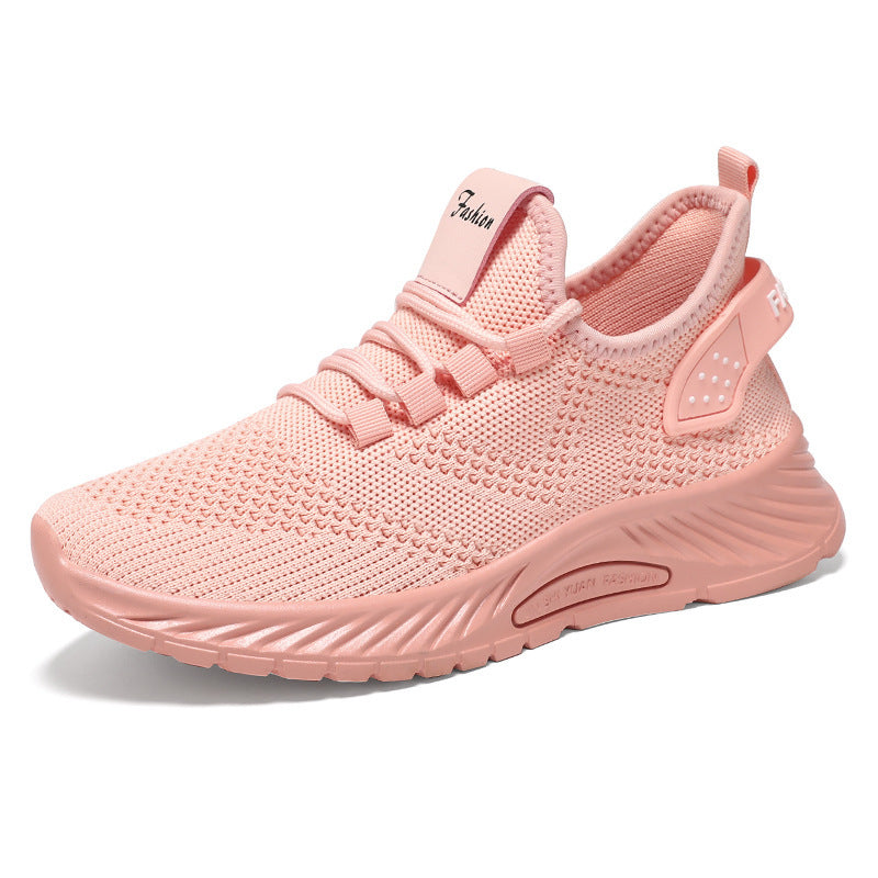 Zapatillas deportivas transpirables Flyknit informales de moda de verano para mujer