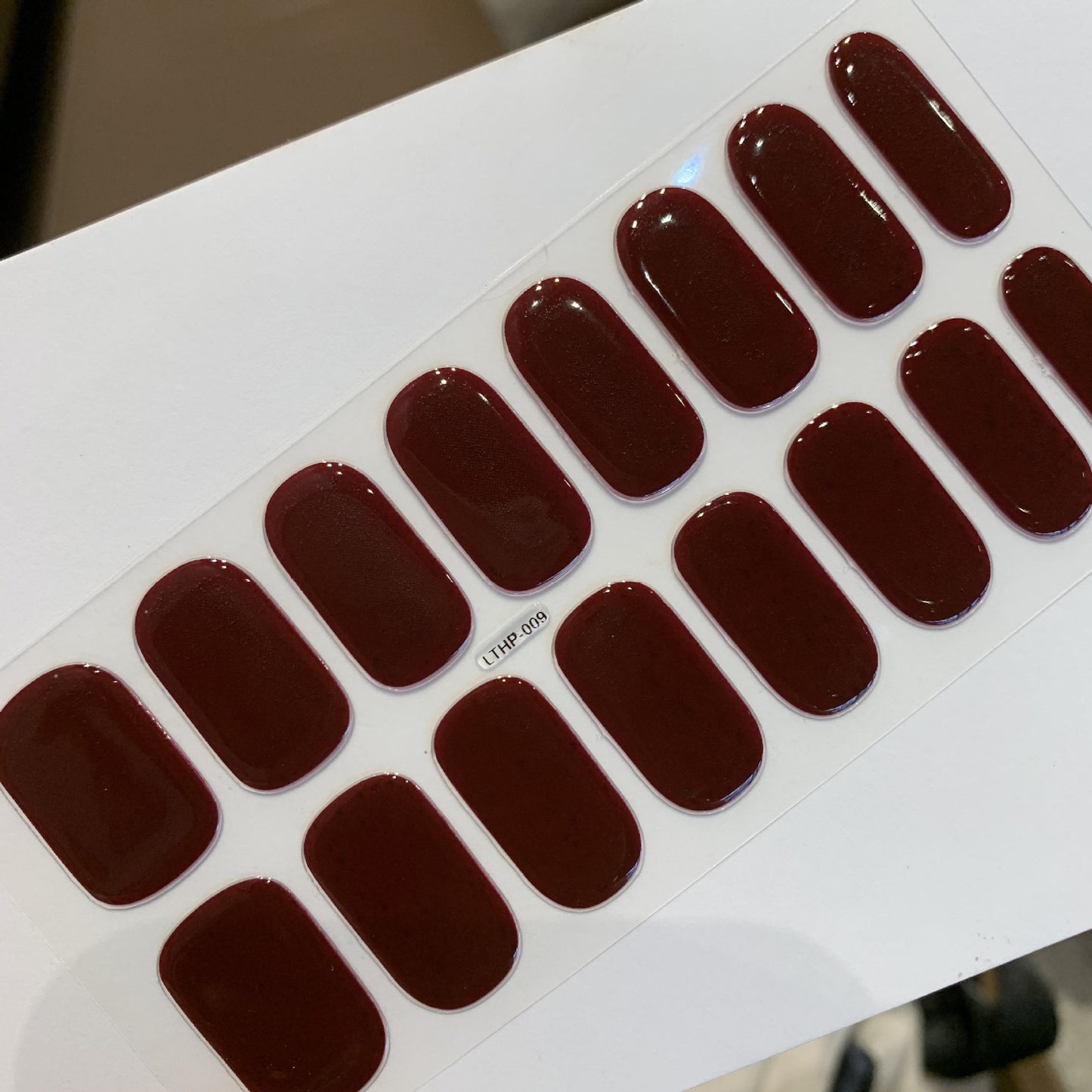 Autocollants UV semi-durcis de deuxième génération, imperméables et durables, pour la beauté des ongles