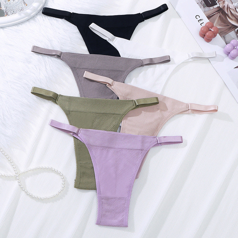 Combinaison dos en T avec soutien-gorge froncé pour femme