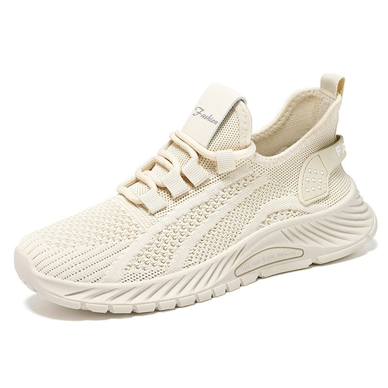 Zapatillas deportivas transpirables Flyknit informales de moda de verano para mujer