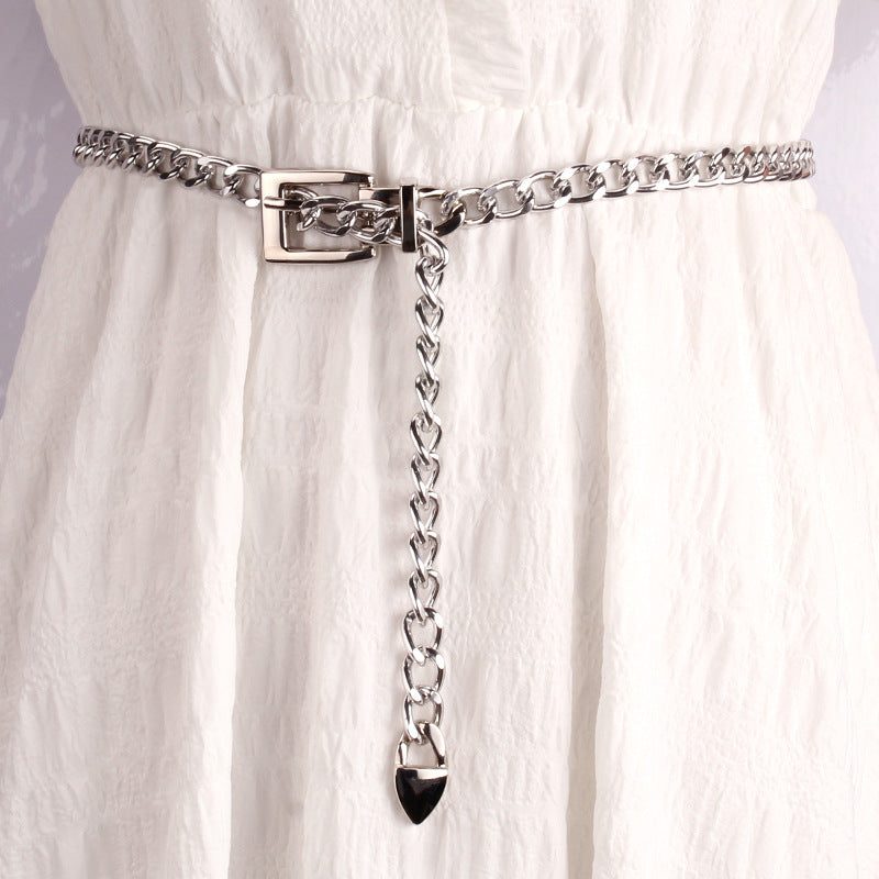 Cadena de cintura estilo Ins Cadena de personalidad de moda Mujer