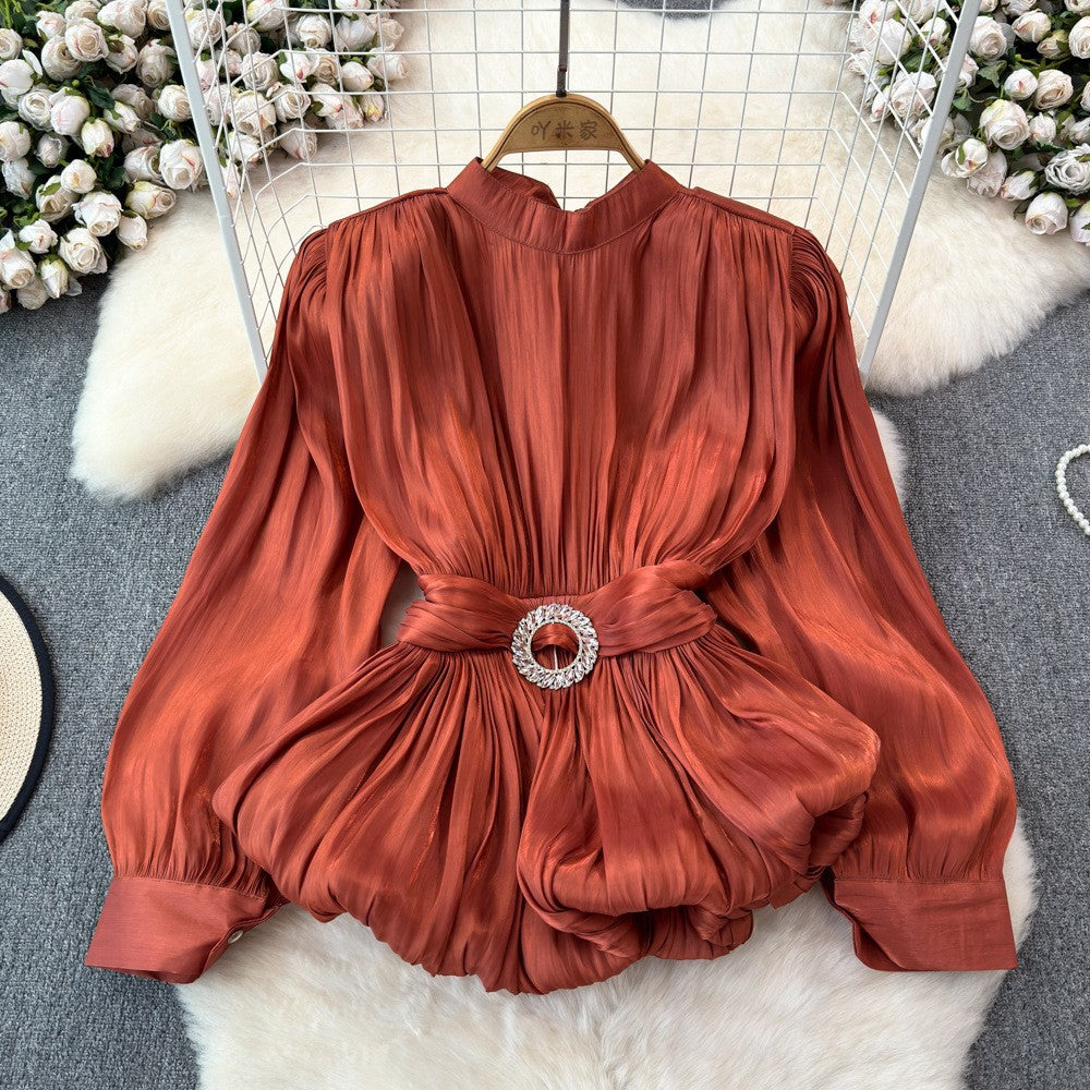 Haut de gamme de style français, léger et luxueux, design de niche pour femmes
