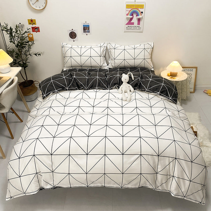 Ropa de cama Juego de cuatro piezas Sábana Funda de edredón