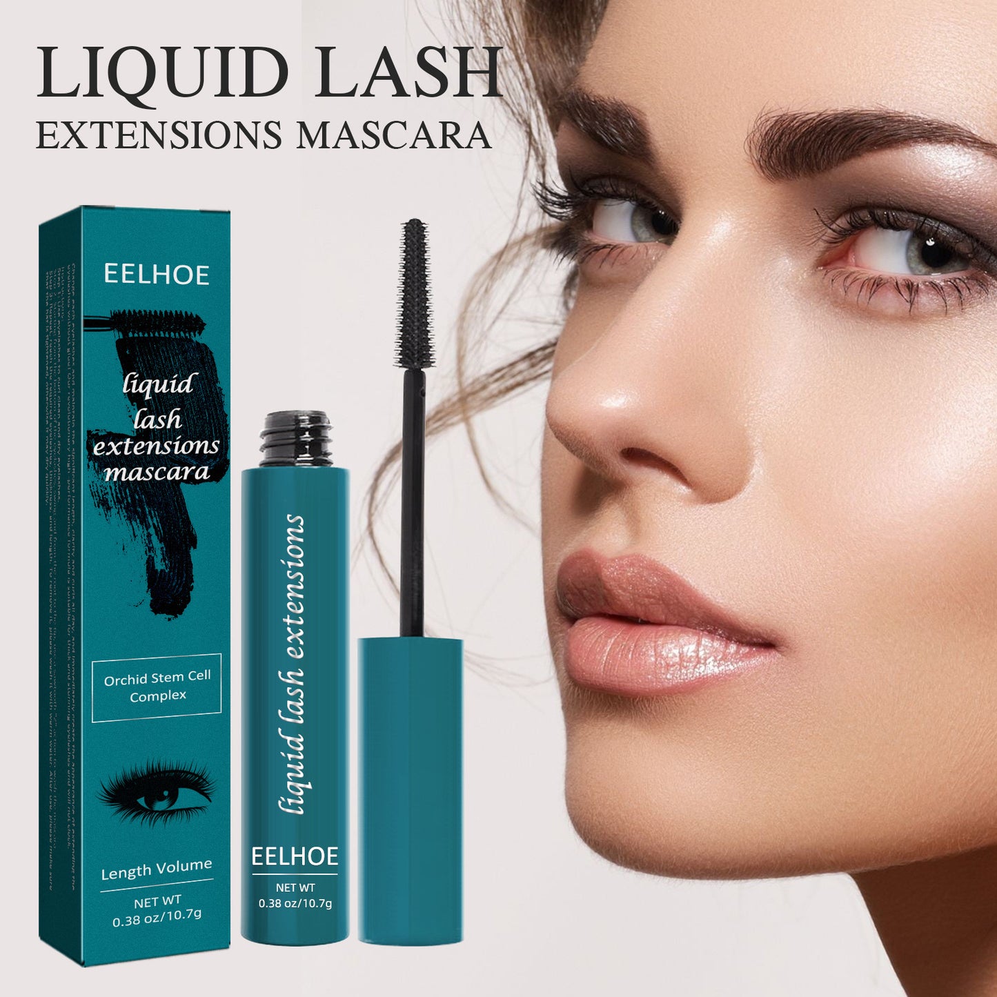 Magnifique mascara recourbant, maquillage anti-bavures