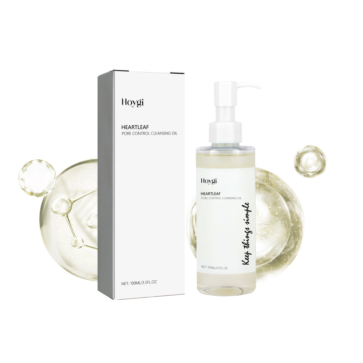Huile nettoyante Pore Control, maquillage nettoyant, soin doux