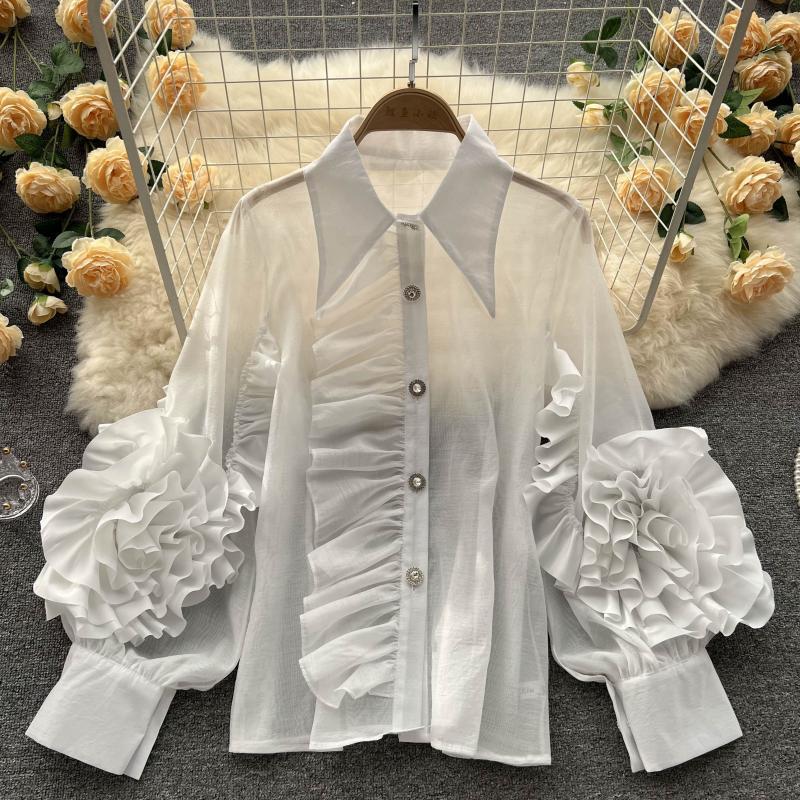 Niche Set Stitching Loose Cool Western Style Shirt Female