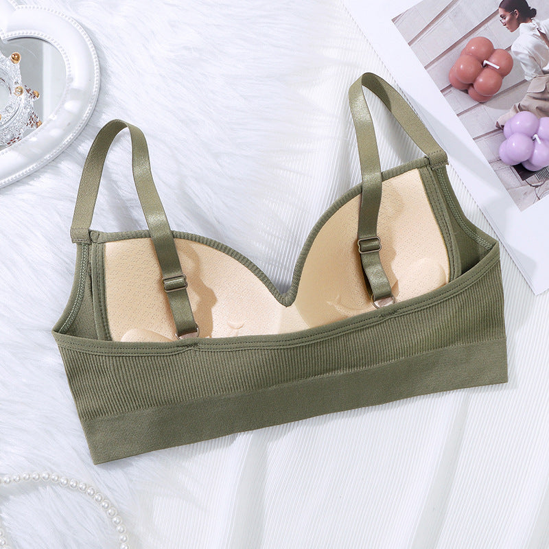 Combinaison dos en T avec soutien-gorge froncé pour femme