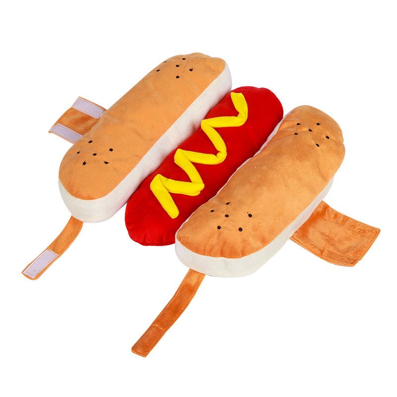 Disfraces divertidos de Halloween para perros, ropa para cachorros, ropa para mascotas, diseño de perritos calientes, ropa para perros, ropa para mascotas, disfraces para gatos, traje de fiesta