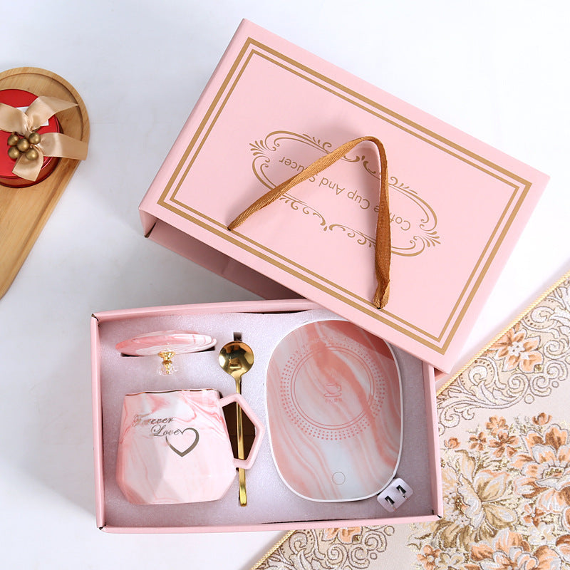 Ensemble de tasses en céramique, cadeau de bijoux de mariage