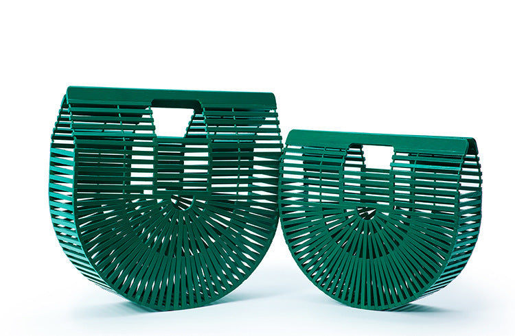 Paja De Bambú Bolsa De Paja De Bambú Vacaciones En La Playa