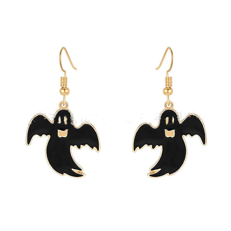 Boucles d'oreilles de la série Halloween, personnalité amusante
