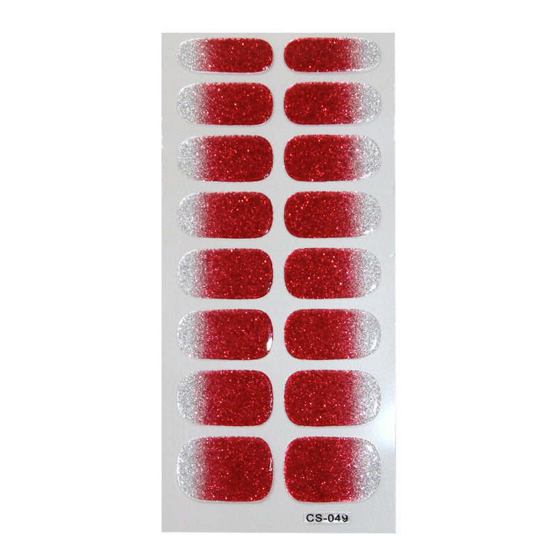 Etiqueta engomada del clavo del color rasgable de la manicura del polvo de la cebolla del gradiente