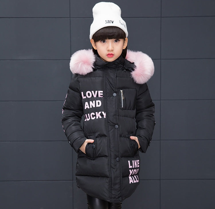 Vestes matelassées en coton pour filles