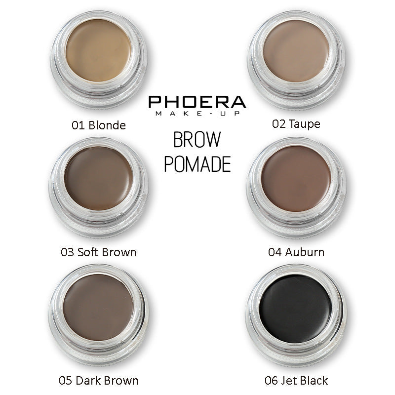 Crème pour les sourcils Phoera Fashion And Nature, 6 couleurs