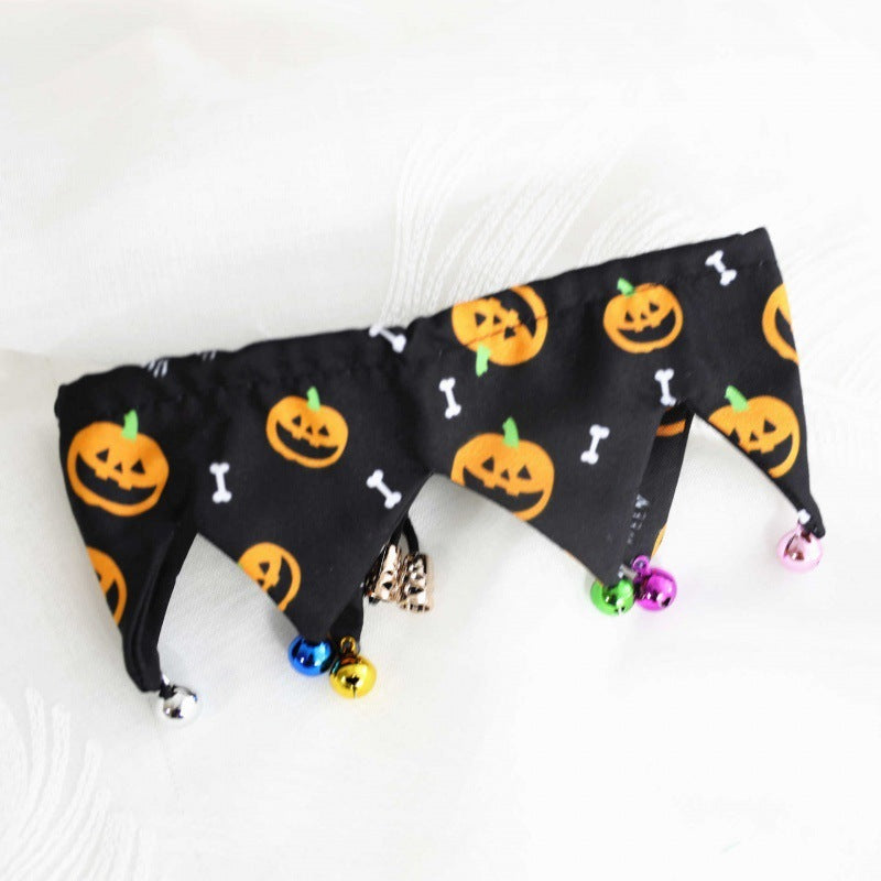 Costume d'Halloween pour animal de compagnie, cape citrouille, ailes de chauve-souris, tueur de relooking
