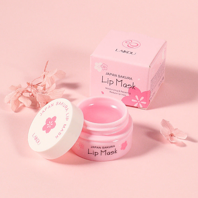 Masque pour les lèvres Sakura 8 g, hydratant et rebondissant