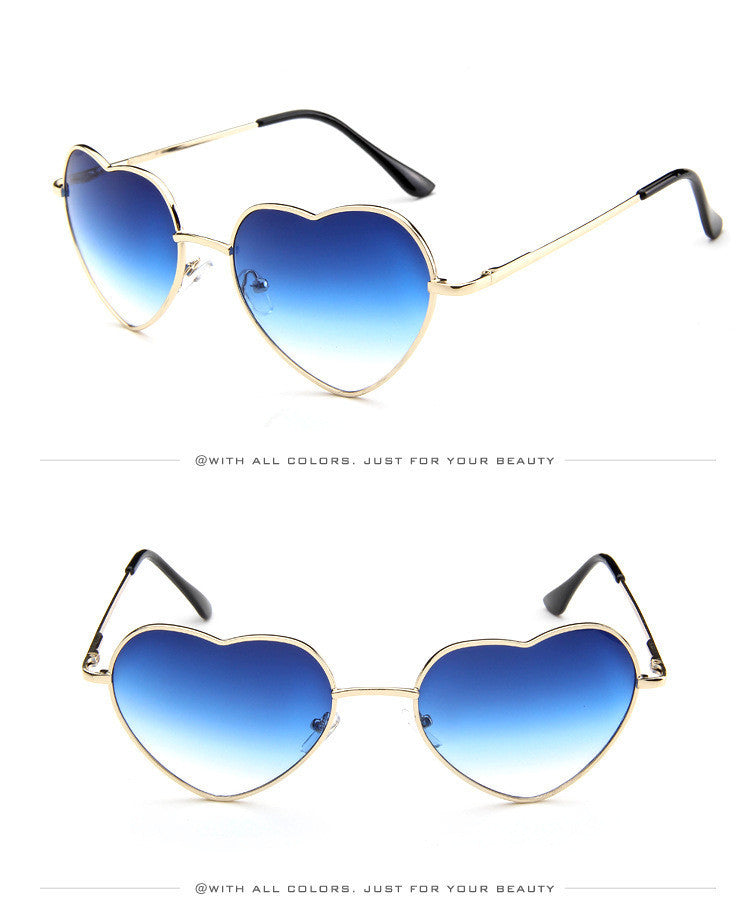 New Style Peach Heart Sunglasses Fashion Sunglasses