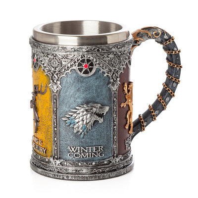 Whisky Canción de hielo y fuego Personalidad Vaso rojo
