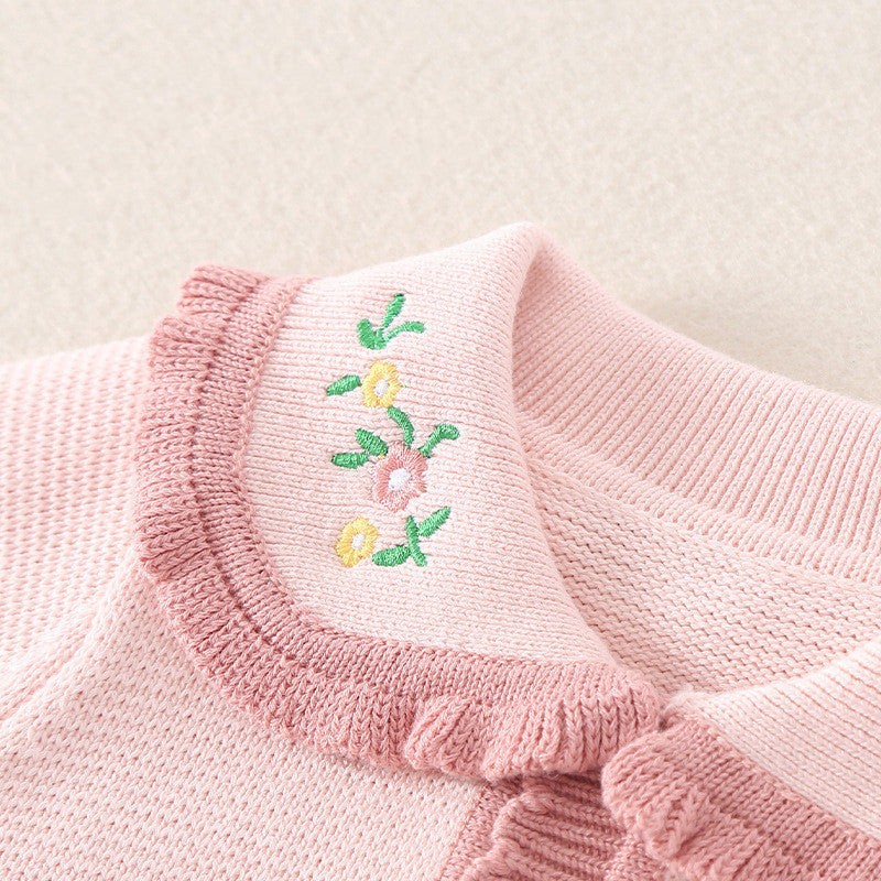 Body de bebé de otoño para niña con diseño de creeper